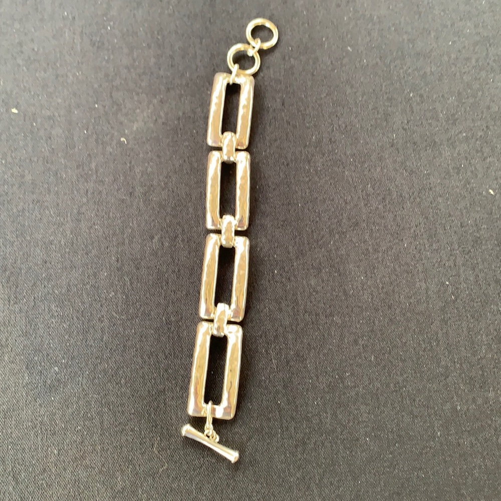 Rectangle link braclet - Picture 1 of 2